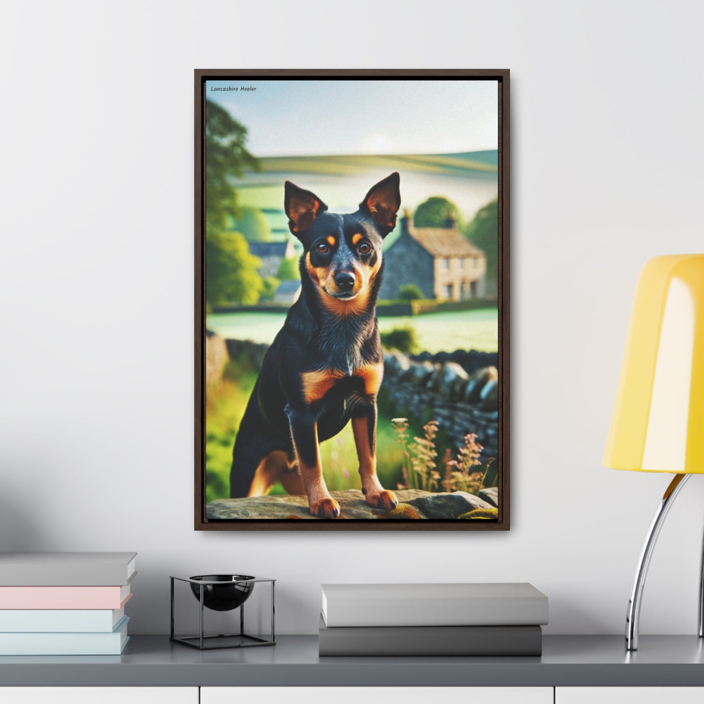 The Energetic Lancashire Heeler: A Vibrant Digital Masterpiece by Arturo Digavi