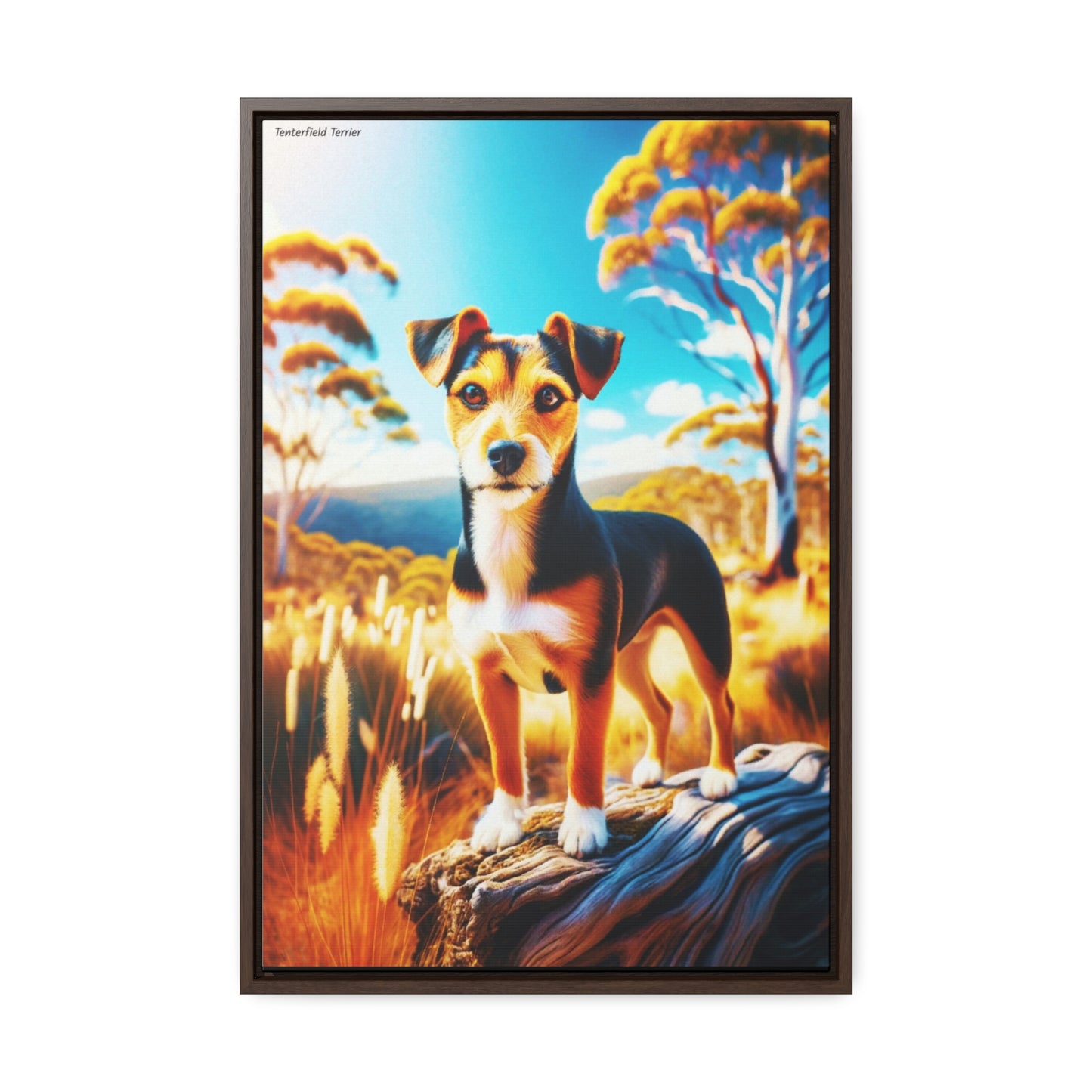 Charming Portrait: Tenterfield Terrier Artwork by Arturo Digavi