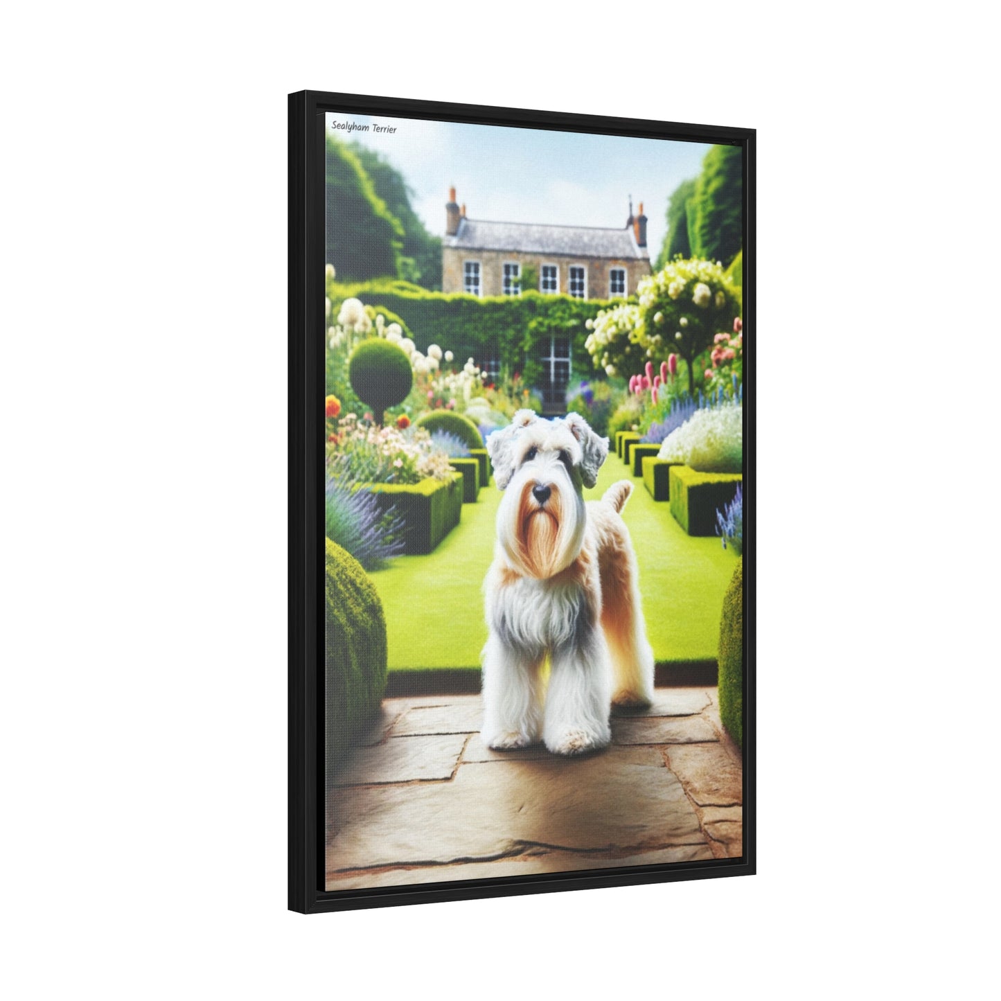 Charming Sealyham Terrier: A Digital Art Piece by Arturo Digavi