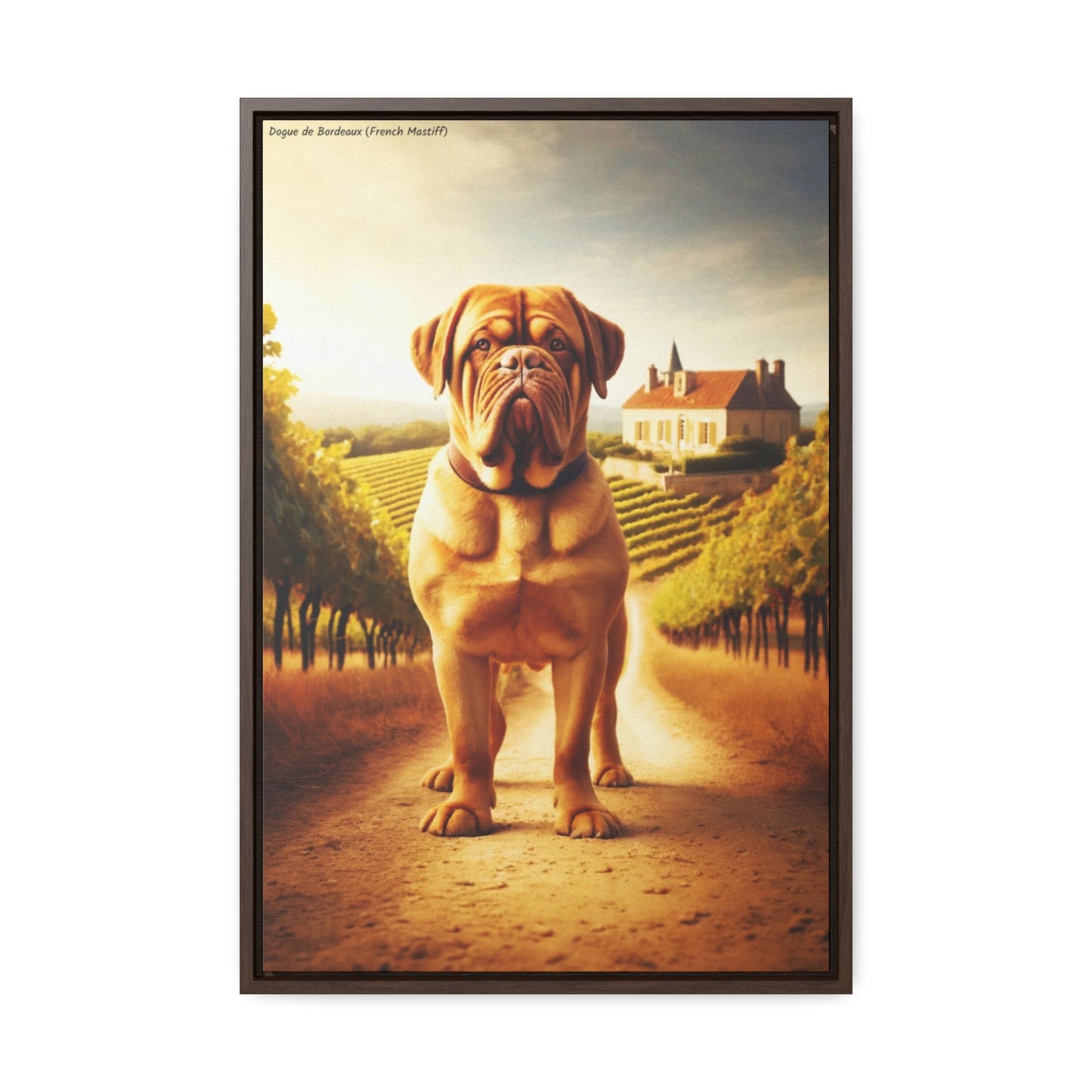 Majestic Dogue de Bordeaux in Digital Art