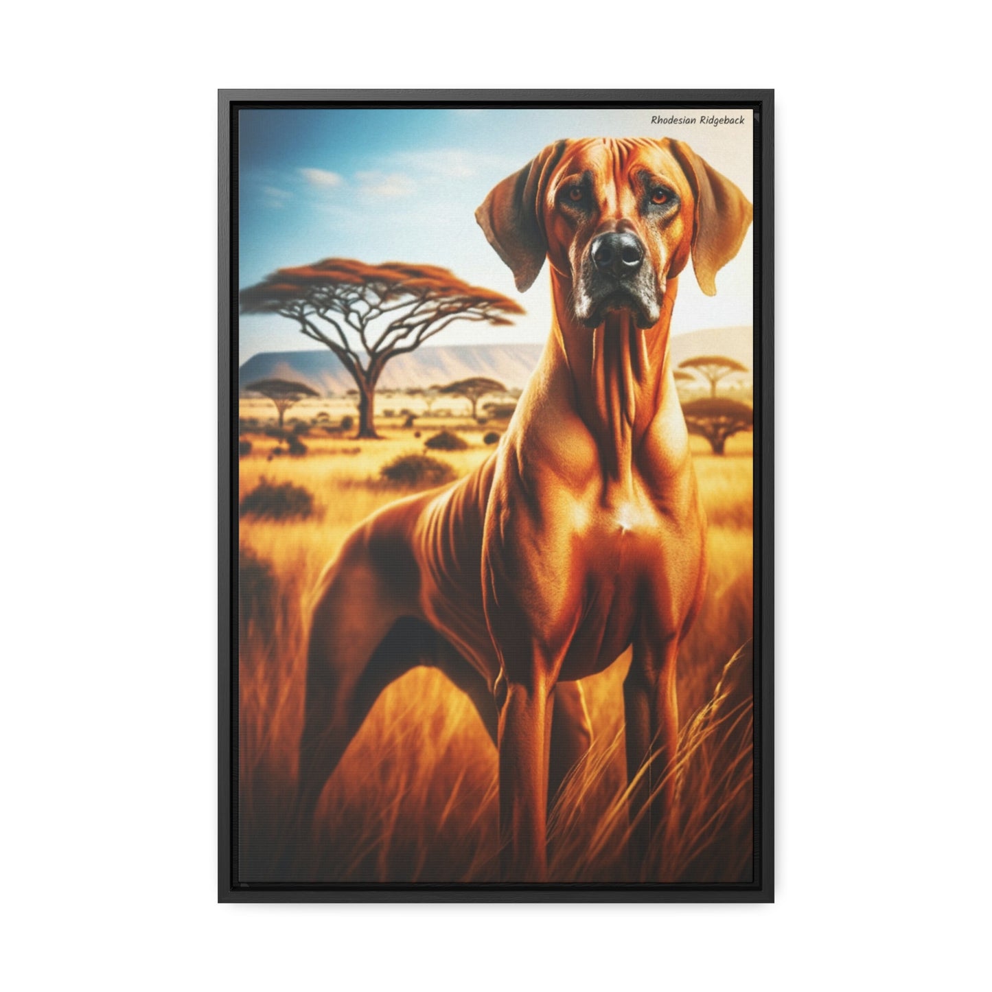 Majestic Rhodesian Ridgeback: A Stunning Digital Masterpiece