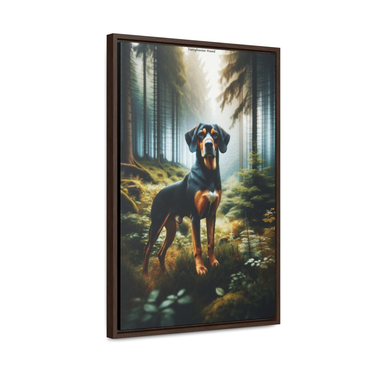 Elegant Transylvanian Hound: A Unique Canvas by Arturo Digavi