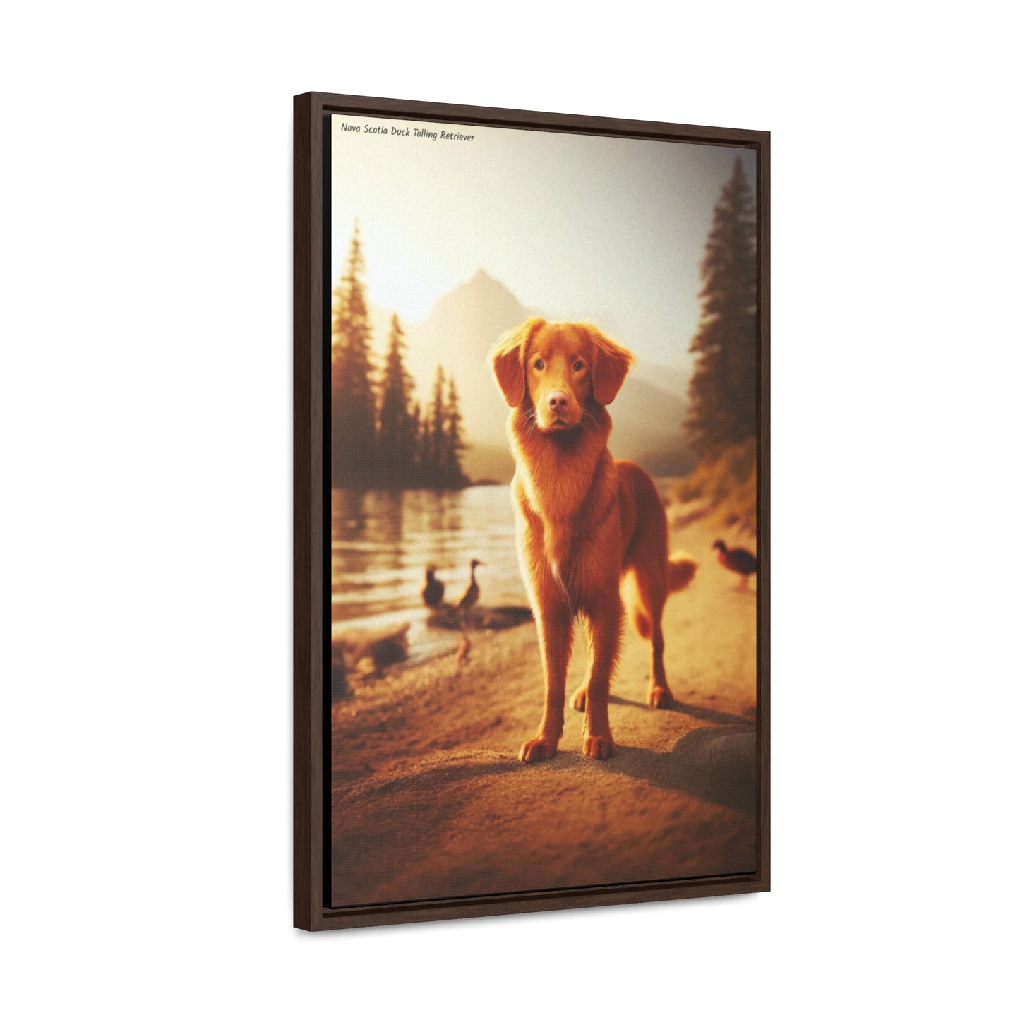 Playful Spirit of the Nova Scotia Duck Tolling Retriever: A Digital Masterpiece by Arturo Digavi