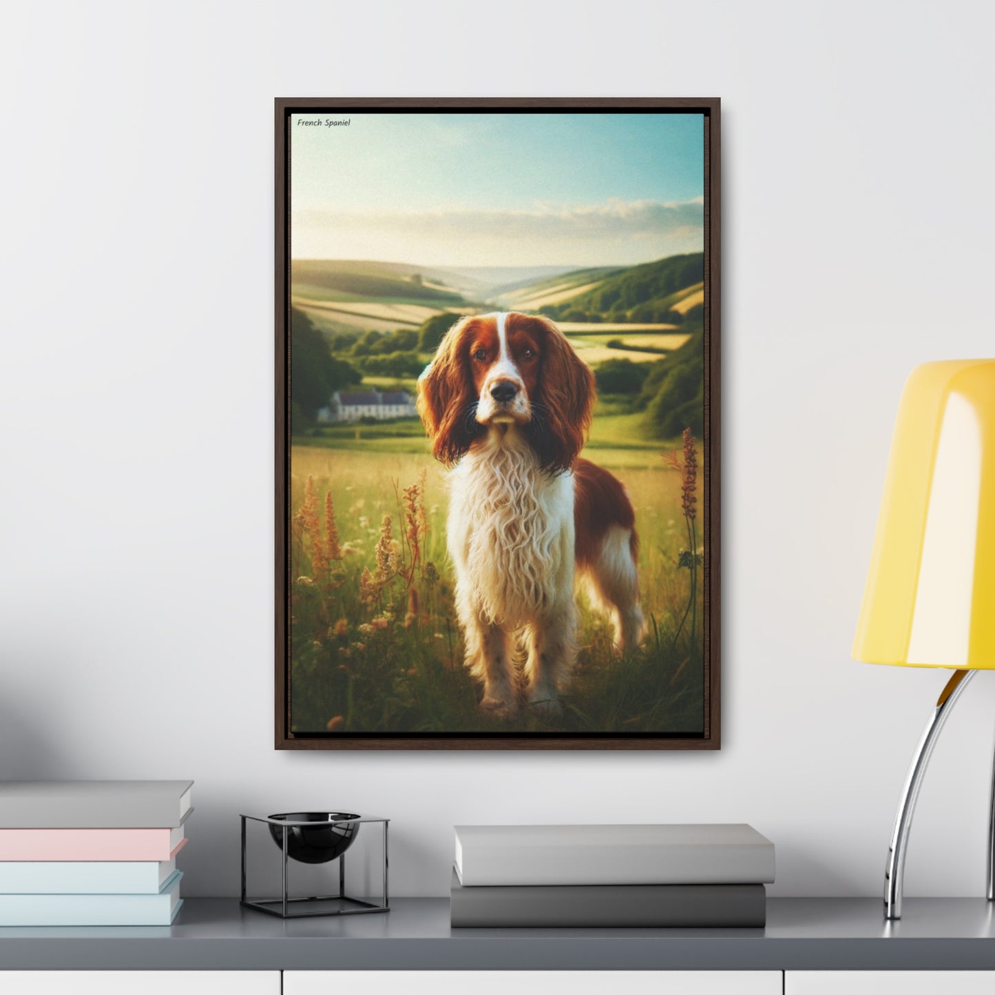 Elegant French Spaniel - A Stunning Canvas by Arturo Digavi