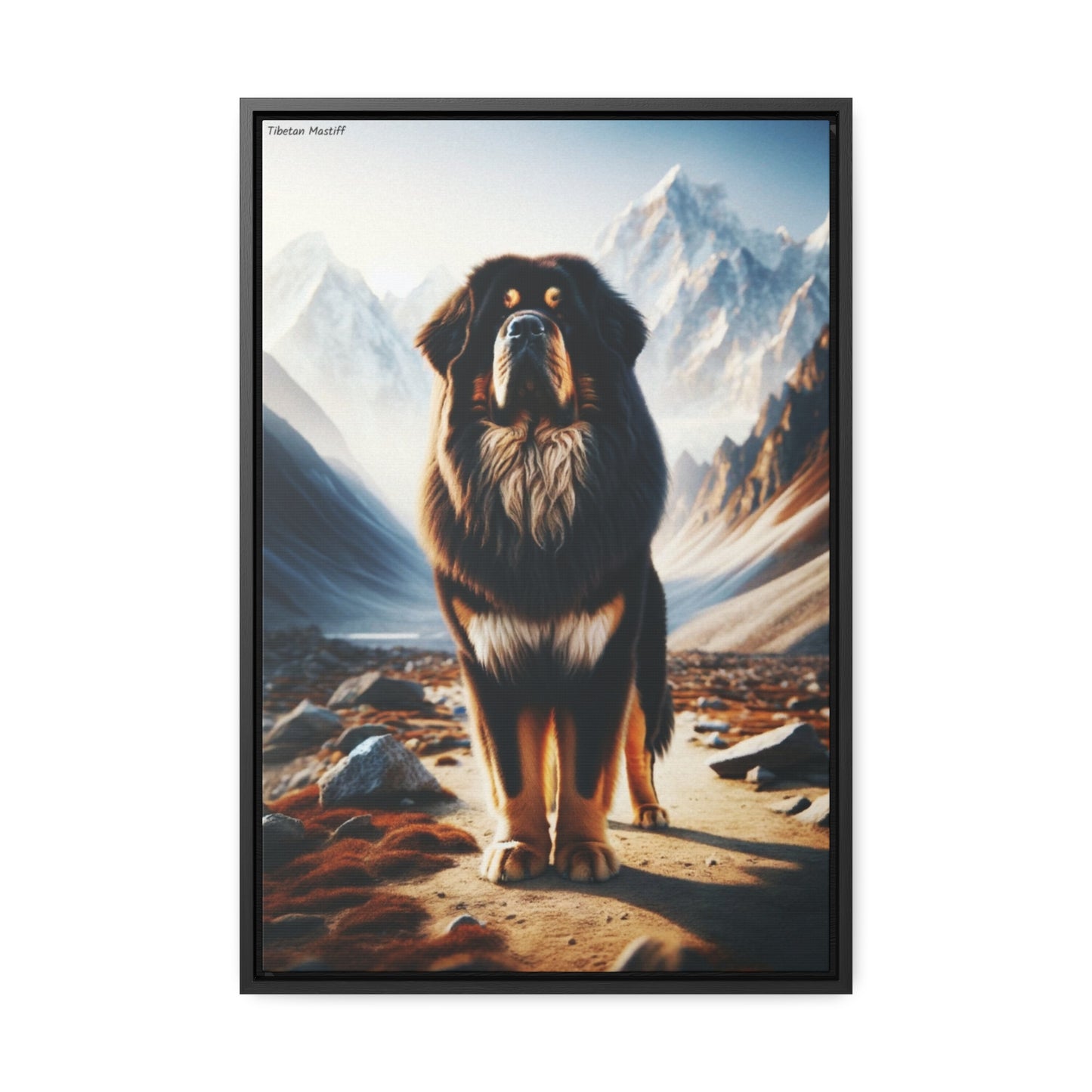 Majestic Tibetan Mastiff: A Stunning Canvas by Arturo Digavi