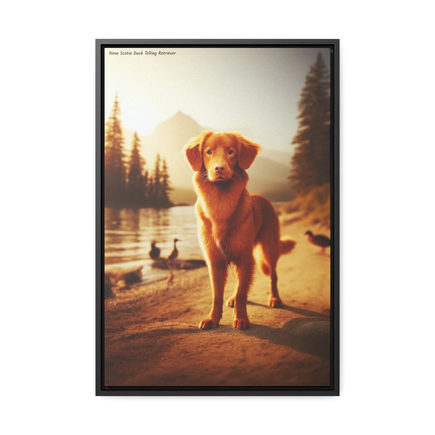 Playful Spirit of the Nova Scotia Duck Tolling Retriever: A Digital Masterpiece by Arturo Digavi