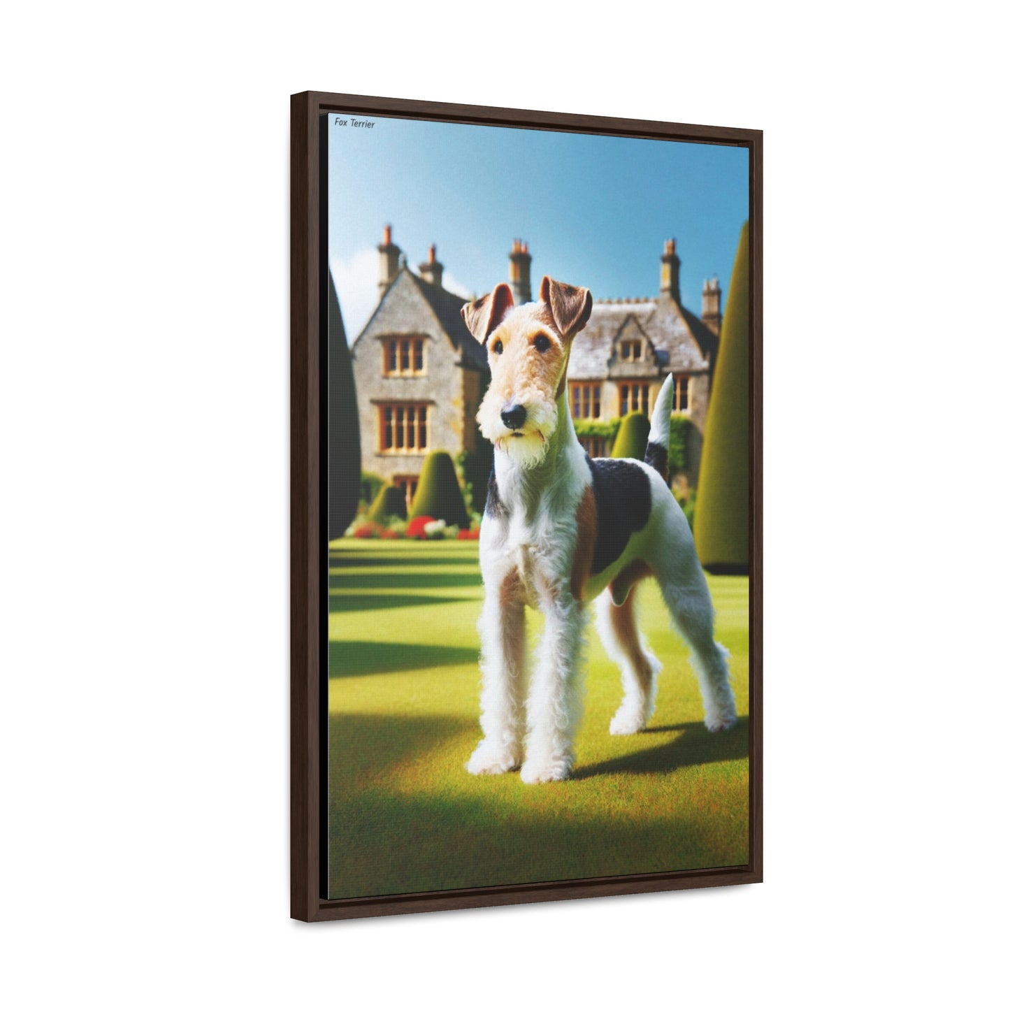 Lively Fox Terrier - A Digital Portrait by Arturo Digavi