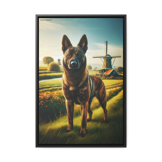 Vivid Dutch Shepherd in Digital Art