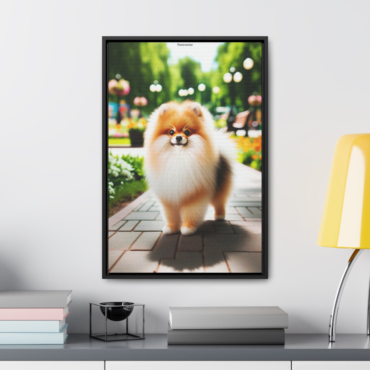 Adorable Charm: Pomeranian Portrait