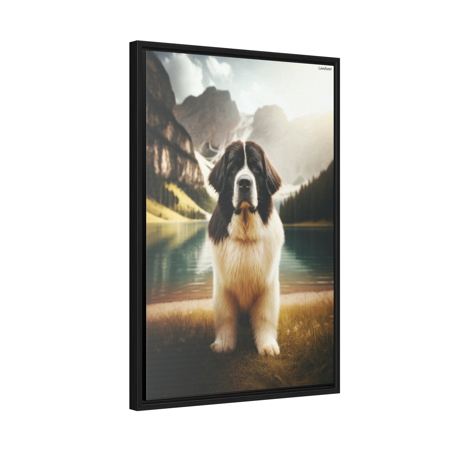 Majestic Landseer: A Digital Canine Masterpiece by Arturo Digavi