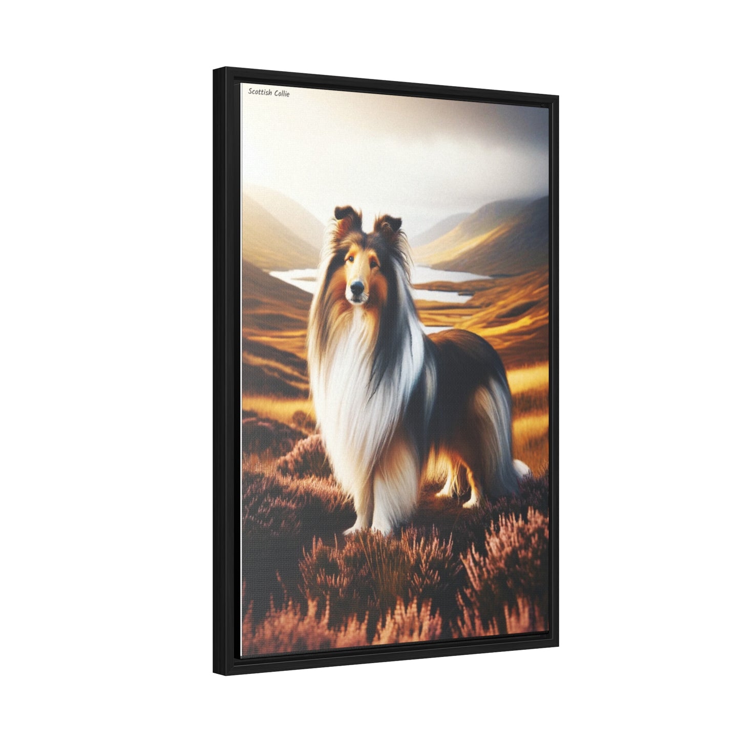 Majestic Scottish Collie: A Digital Masterpiece by Arturo Digavi