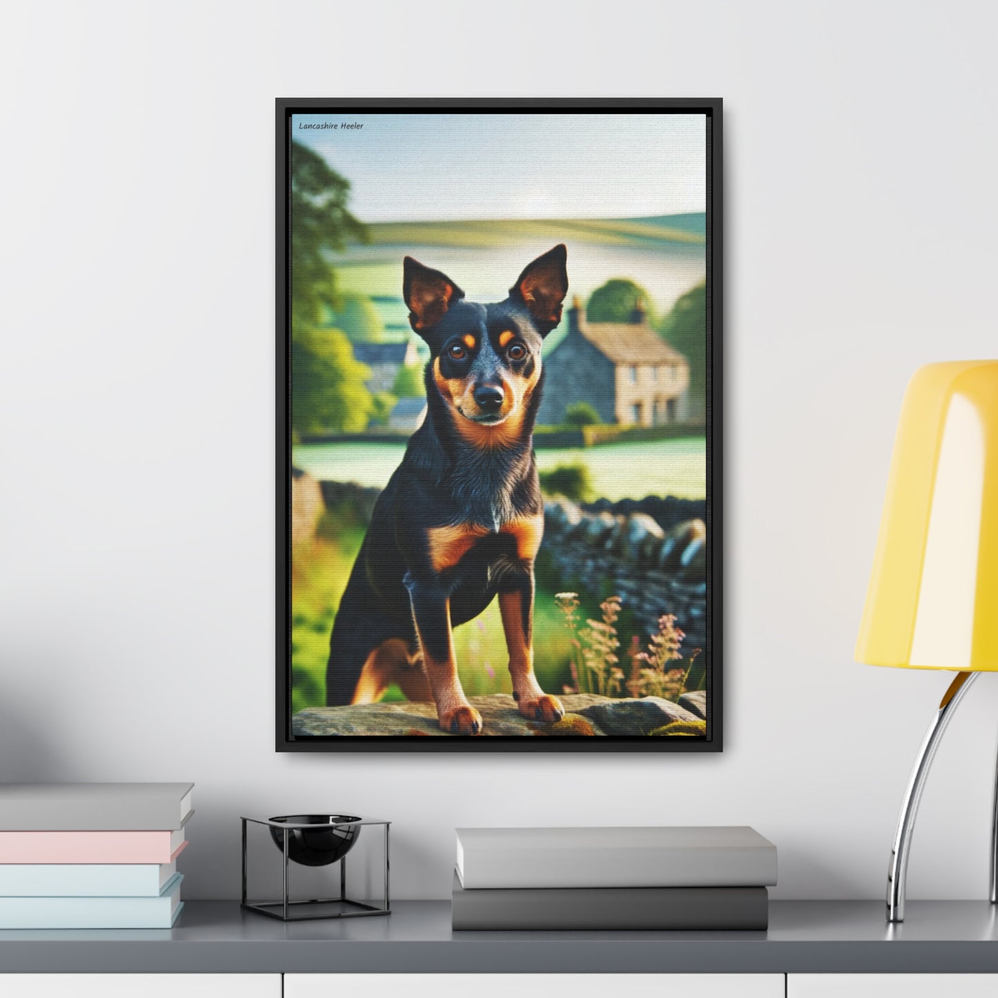 The Energetic Lancashire Heeler: A Vibrant Digital Masterpiece by Arturo Digavi