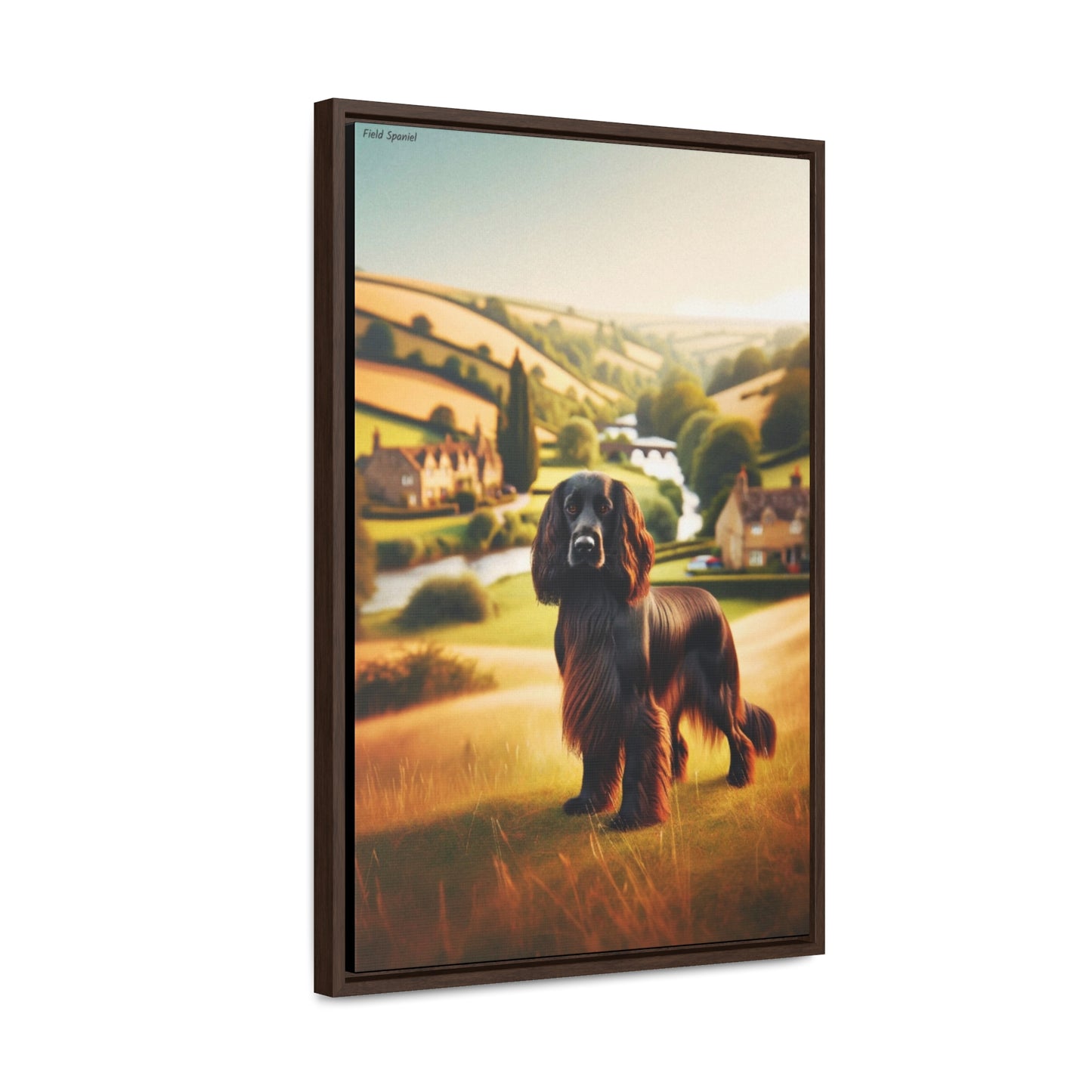 Field Spaniel Grace - A Digital Masterpiece by Arturo Digavi