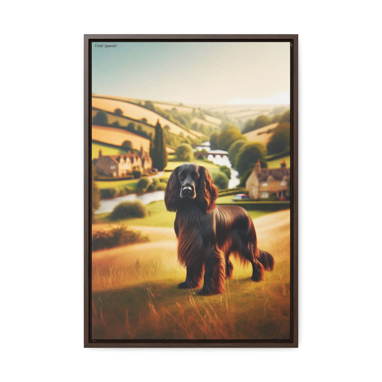 Field Spaniel Grace - A Digital Masterpiece by Arturo Digavi