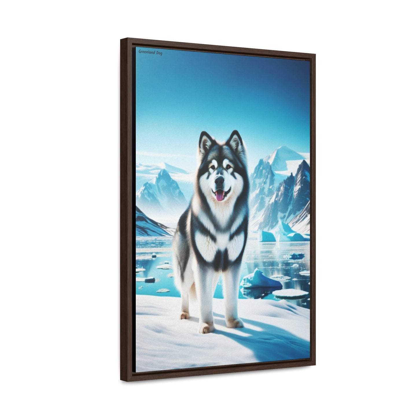 Majestic Presence: The Greenland Dog Canvas by Arturo Digavi