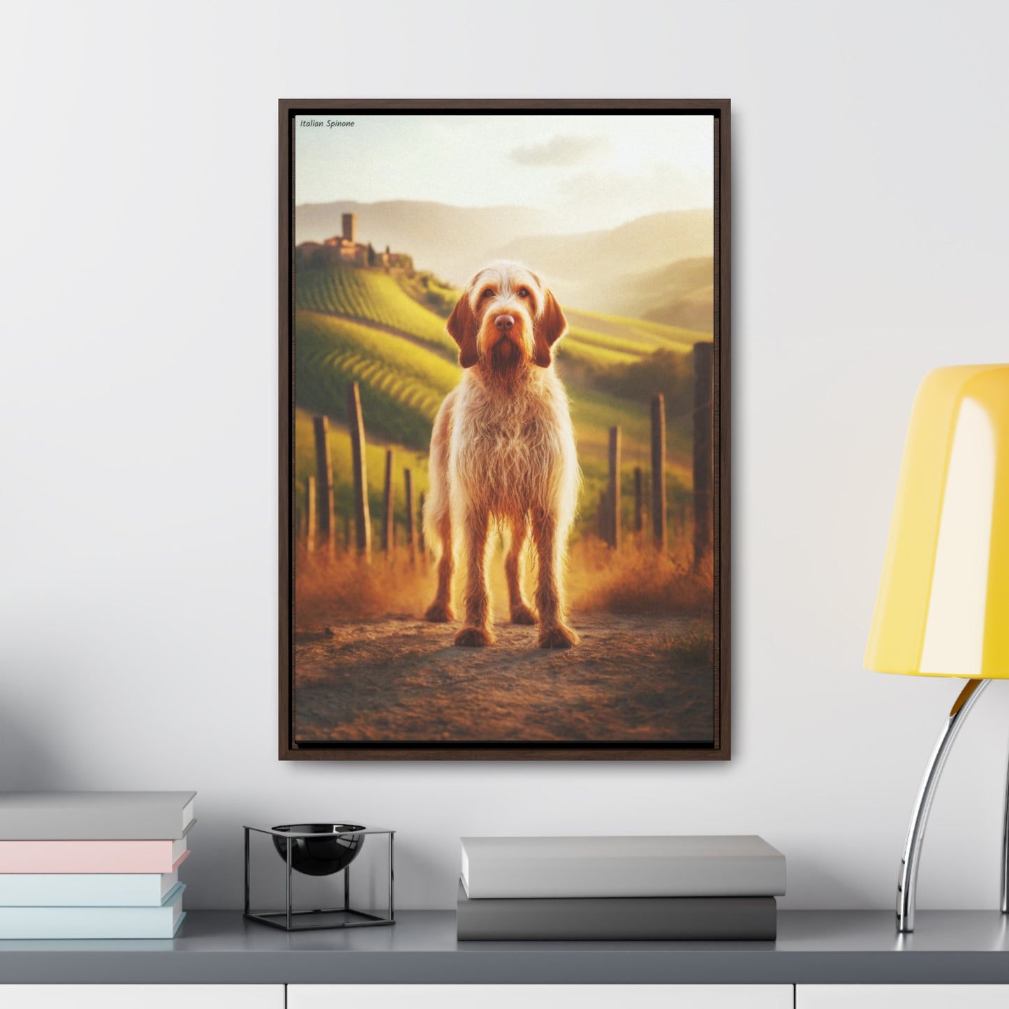 Rustic Charm: Italian Spinone by Arturo Digavi