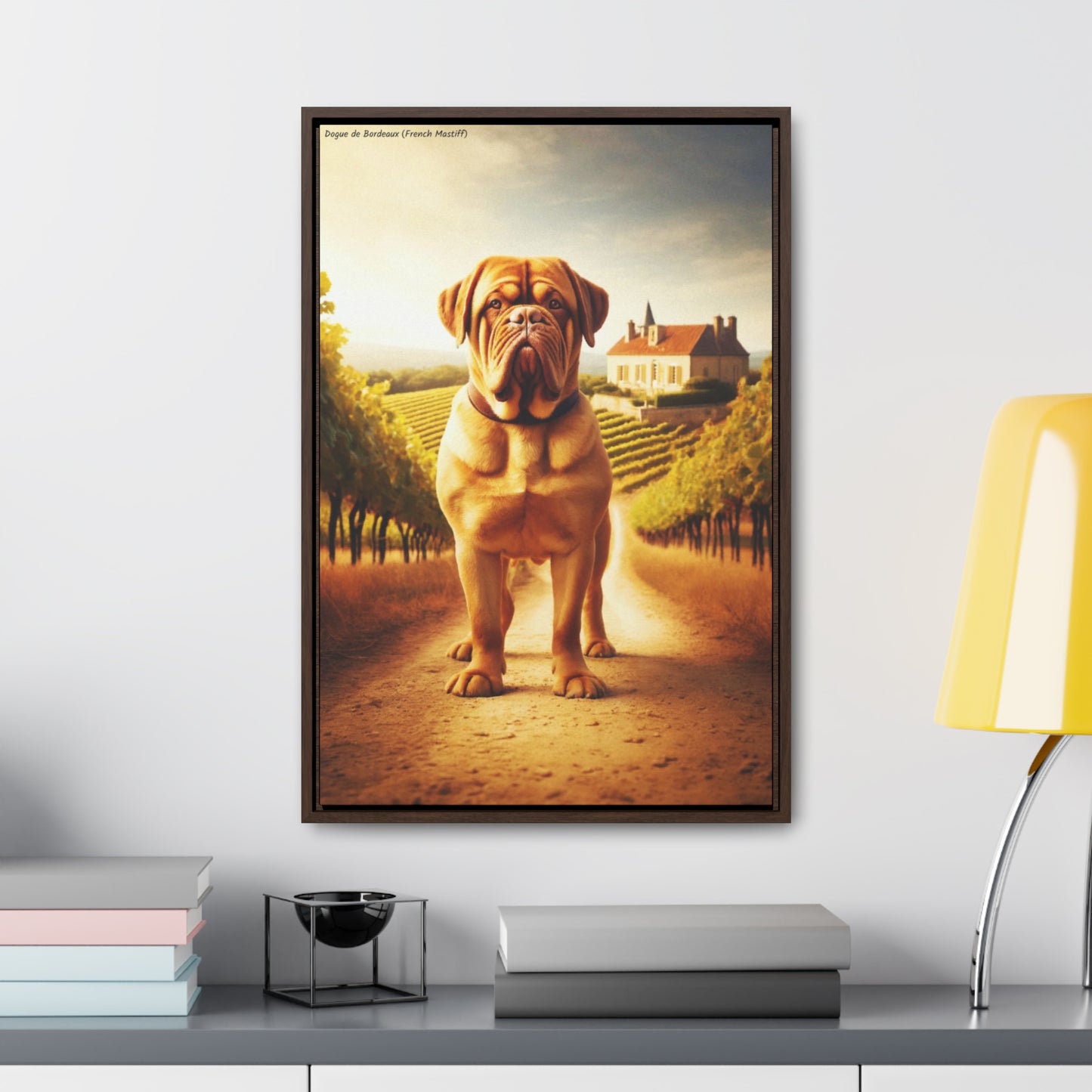 Majestic Dogue de Bordeaux in Digital Art