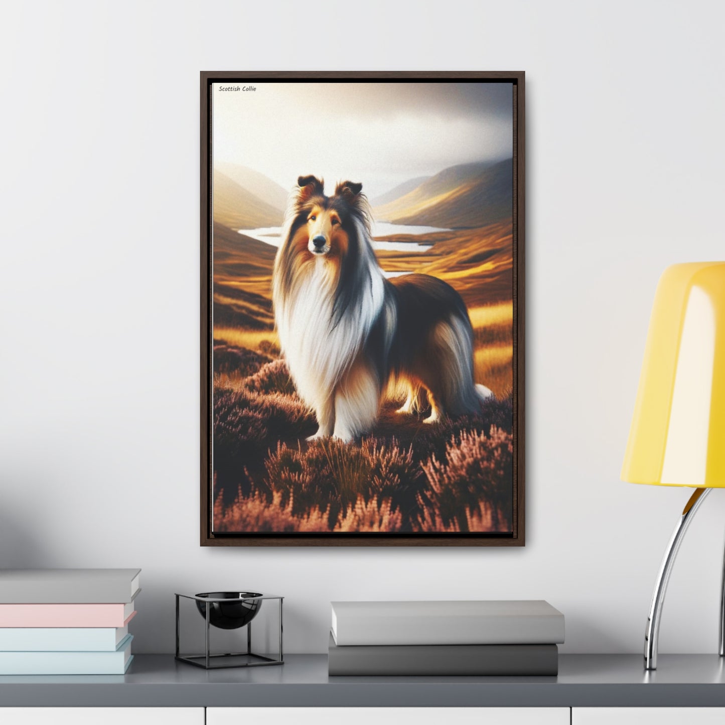 Majestic Scottish Collie: A Digital Masterpiece by Arturo Digavi