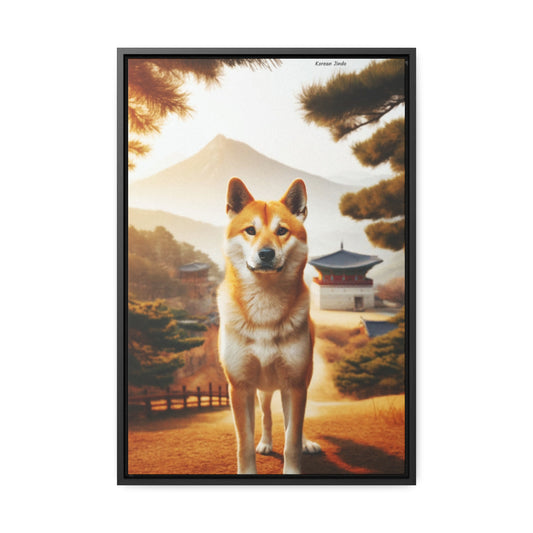 Korean Jindo Elegance: A Digital Artwork by Arturo Digavi