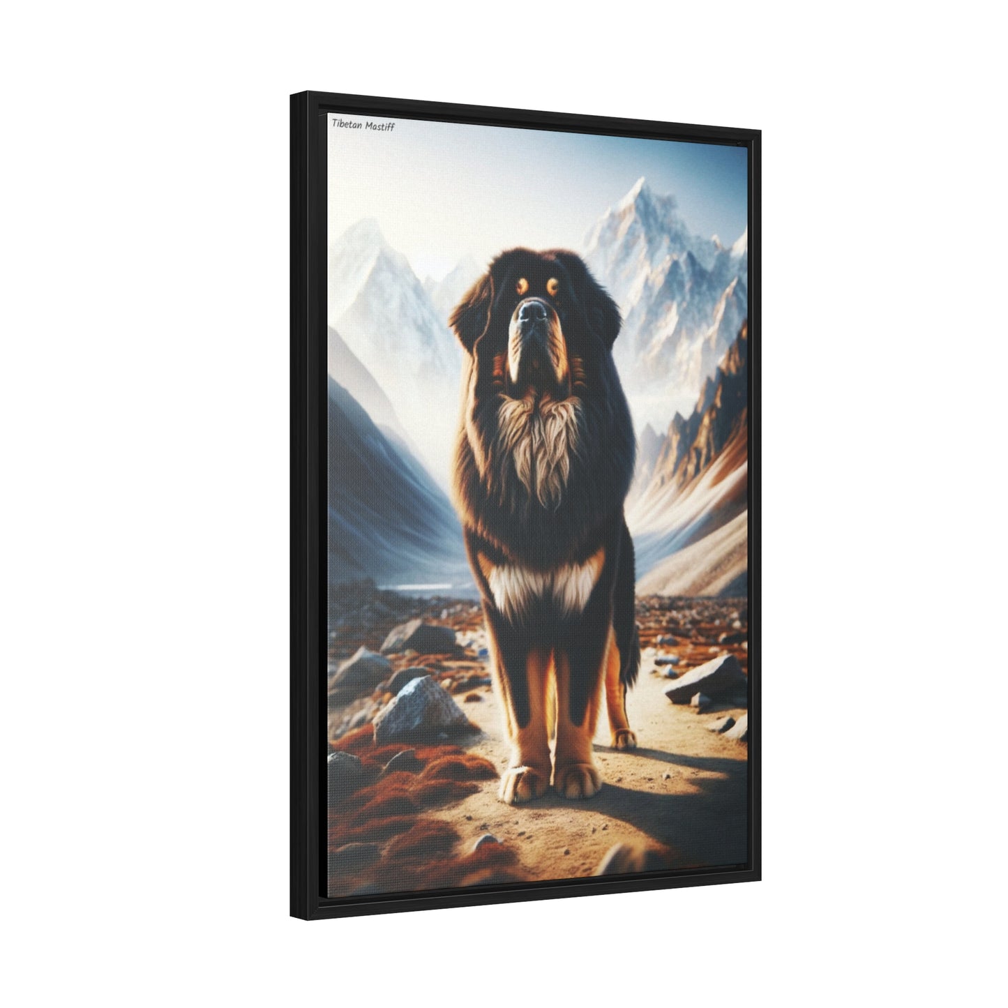 Majestic Tibetan Mastiff: A Stunning Canvas by Arturo Digavi