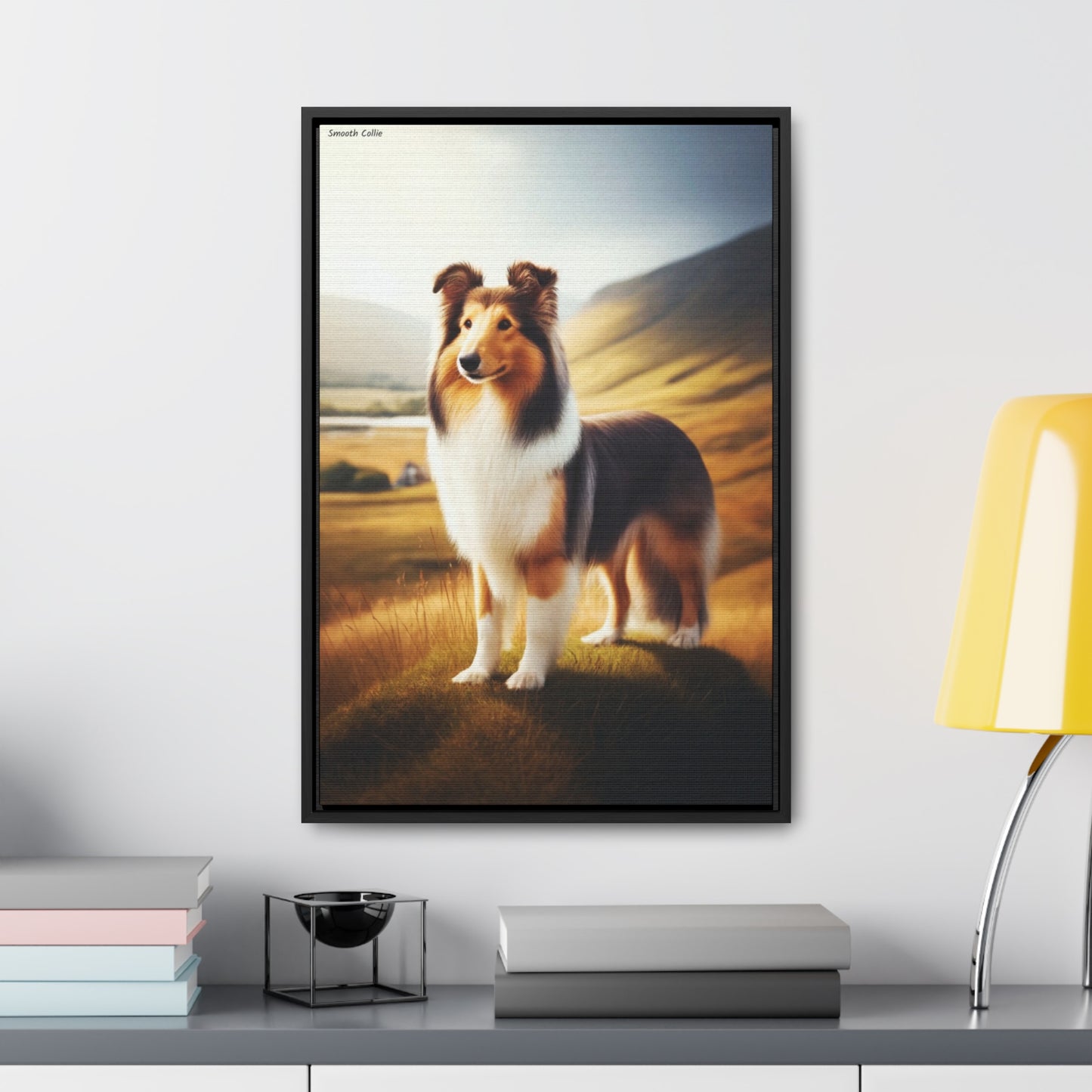 Smooth Collie: A Digital Masterpiece by Arturo Digavi