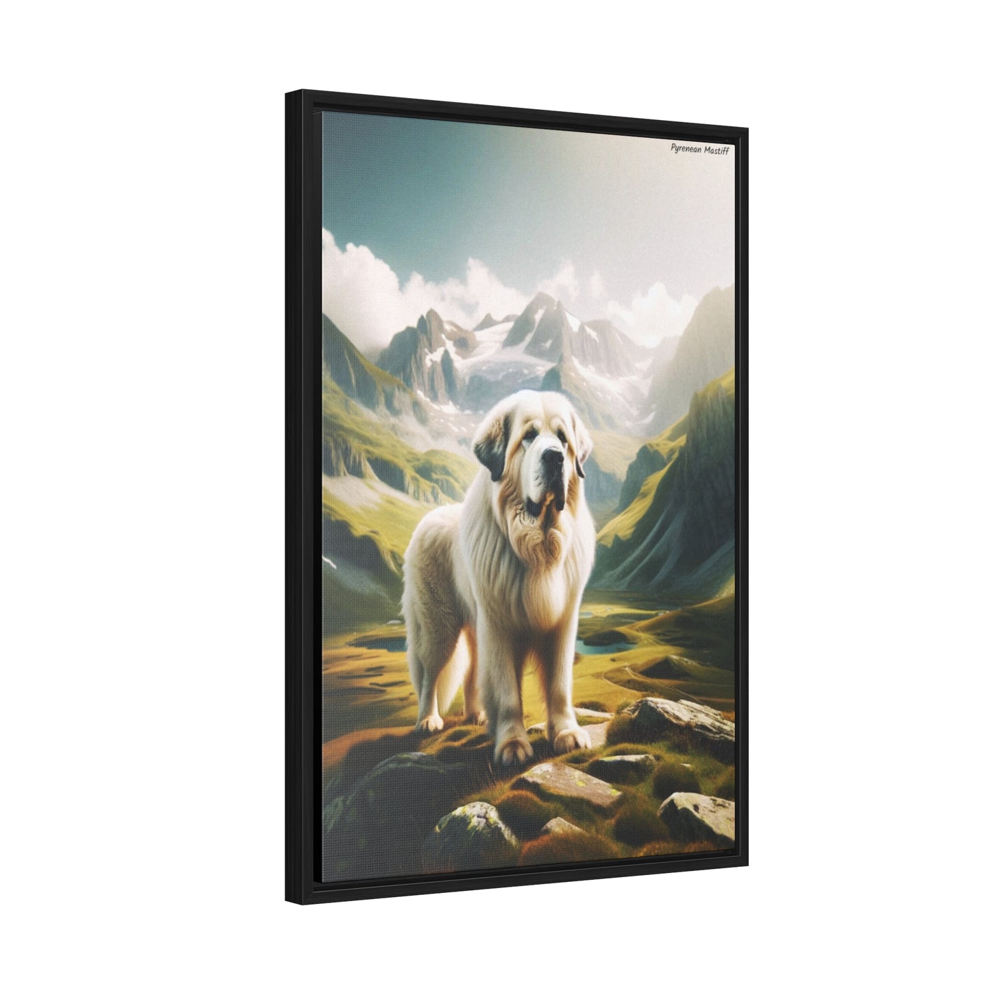 Majestic Pyrenean Mastiff: A Unique Canine Canvas