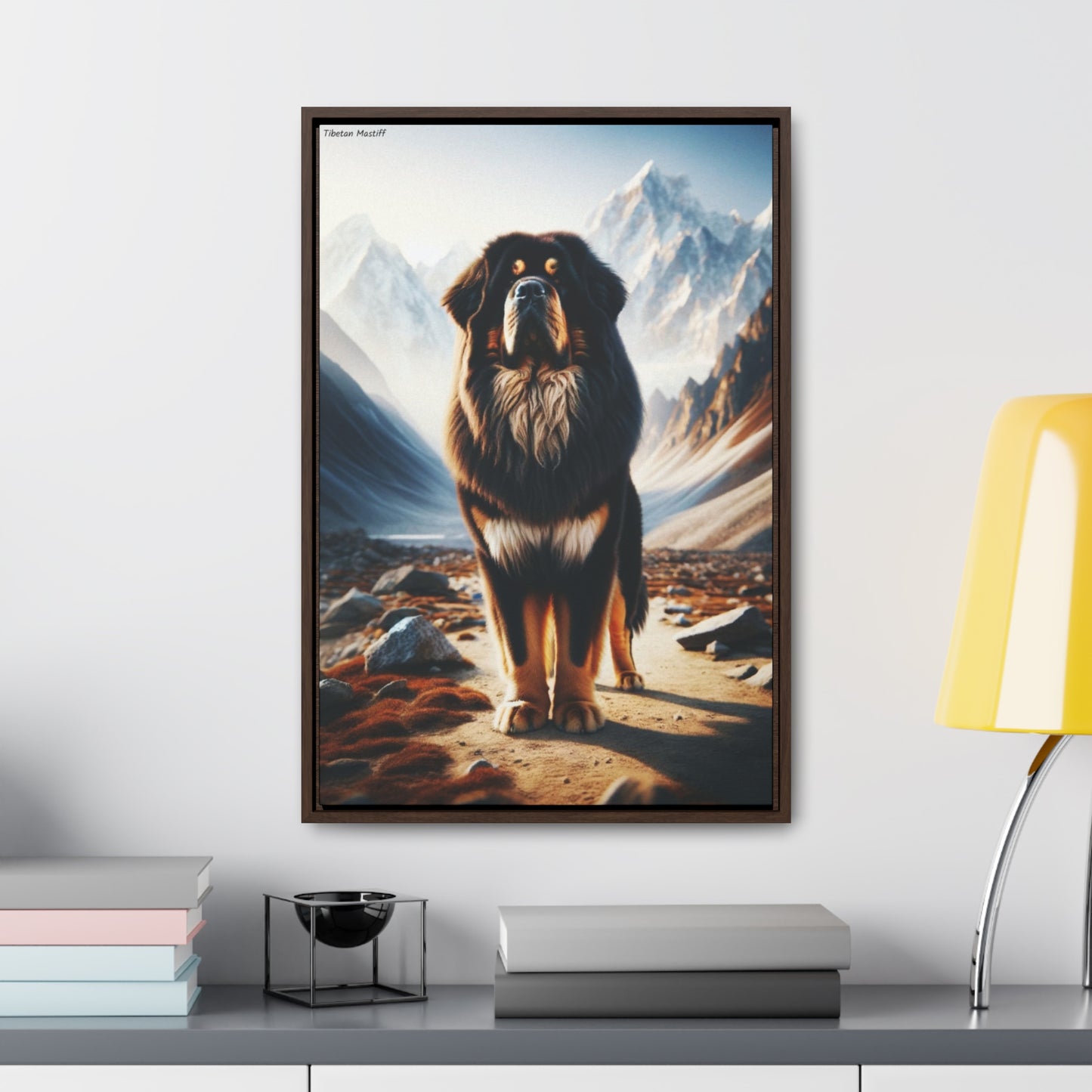 Majestic Tibetan Mastiff: A Stunning Canvas by Arturo Digavi