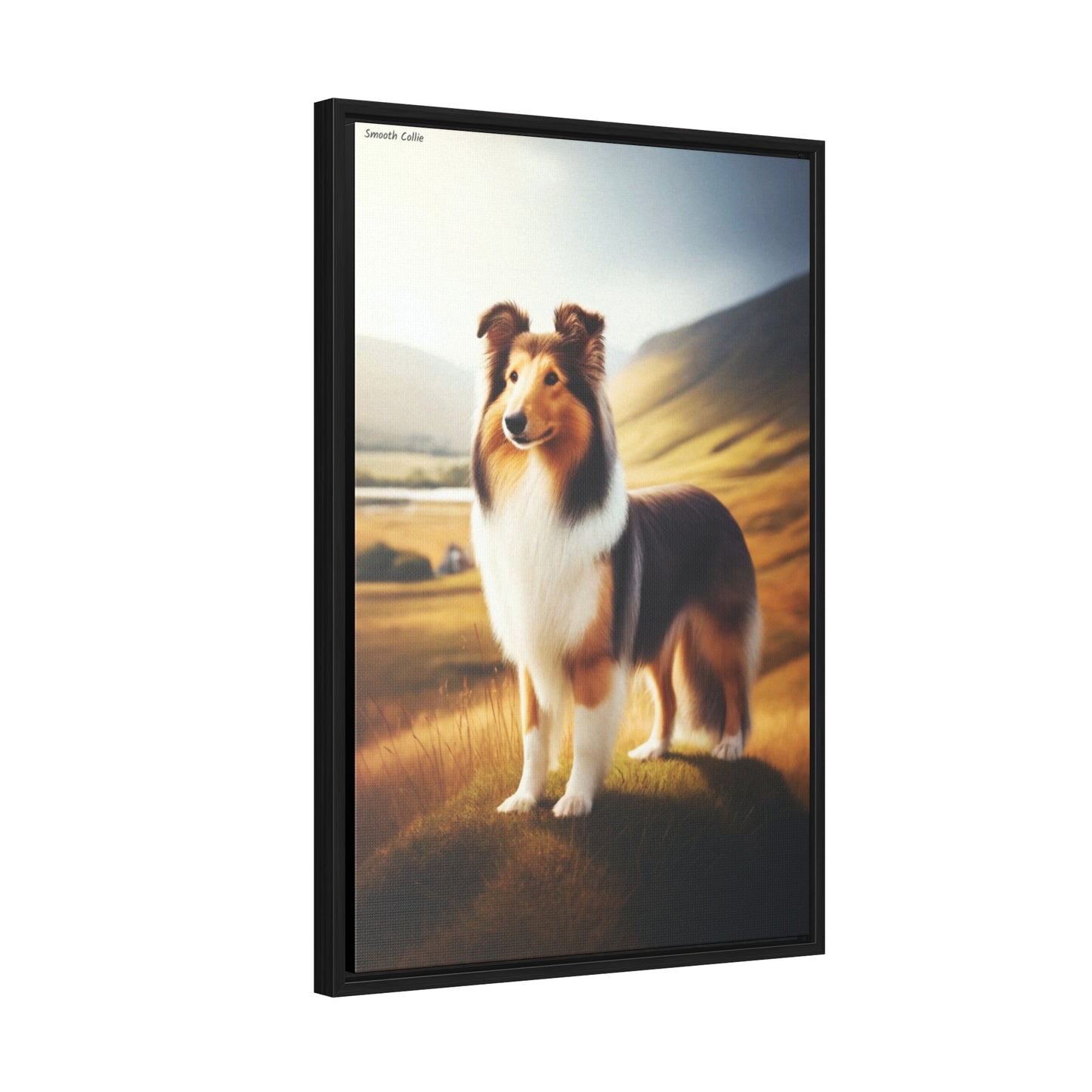 Smooth Collie: A Digital Masterpiece by Arturo Digavi