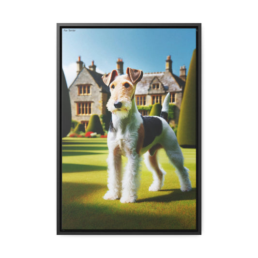 Lively Fox Terrier - A Digital Portrait by Arturo Digavi