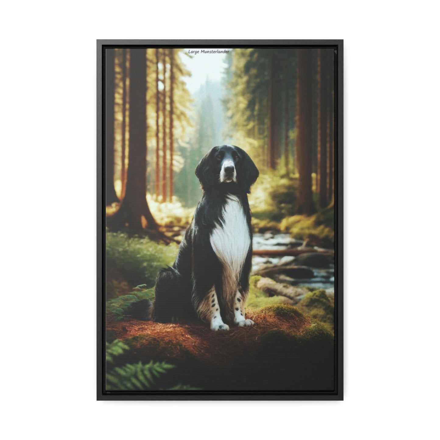 Majestic Large Munsterlander: A Canine Canvas by Arturo Digavi