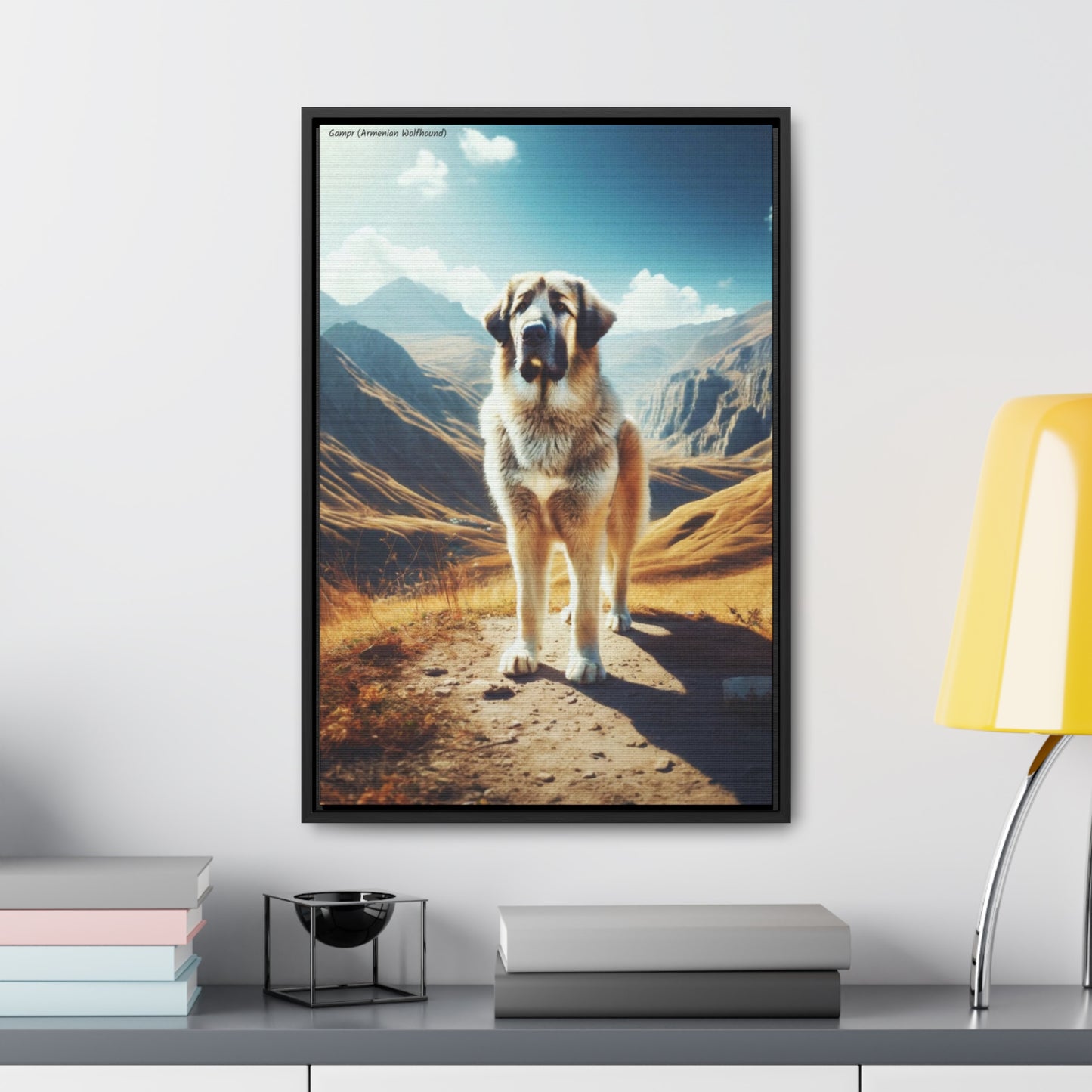 Majestic Gampr (Armenian Wolfhound) - A Captivating Canvas by Arturo Digavi