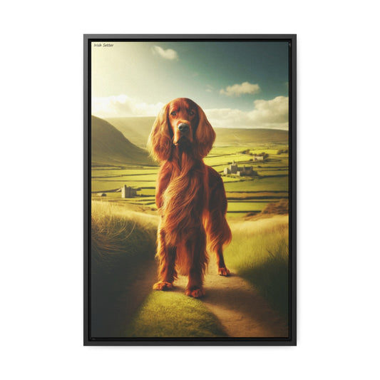 Elegance in Motion: Irish Setter by Arturo Digavi