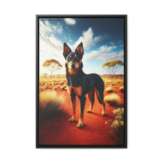 Energetic Spirit of the Australian Kelpie: A Digital Masterpiece