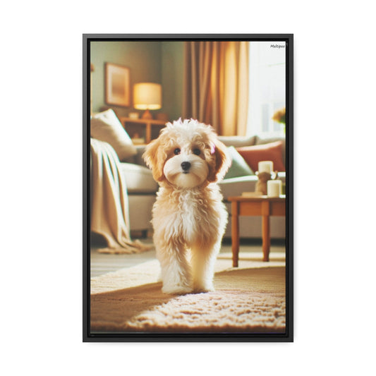 Playful Elegance: Maltipoo Dog Portrait by Arturo Digavi